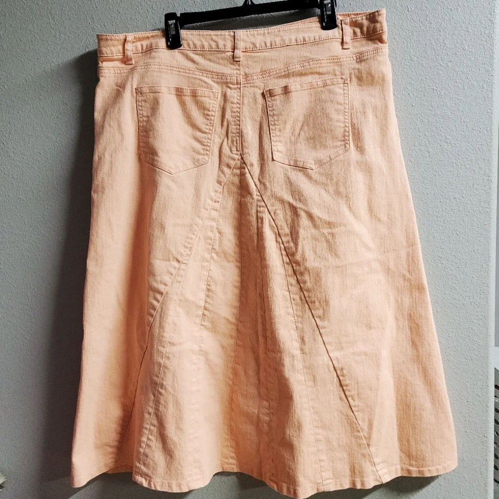 Jessica London Full Denim Skirt - Picture 5 of 8